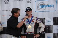 First Pro Mazda Win at Road America - 2008 (Interviewed by Rob Howden)